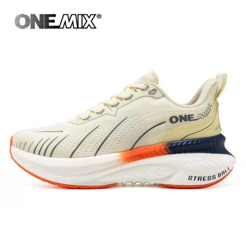 Women Shoes Qc - ONEMIX White Road Running Shoes for