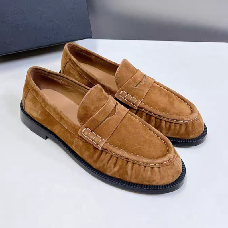 Women Shoes For Walking - New Women Loafers Round Toe Top