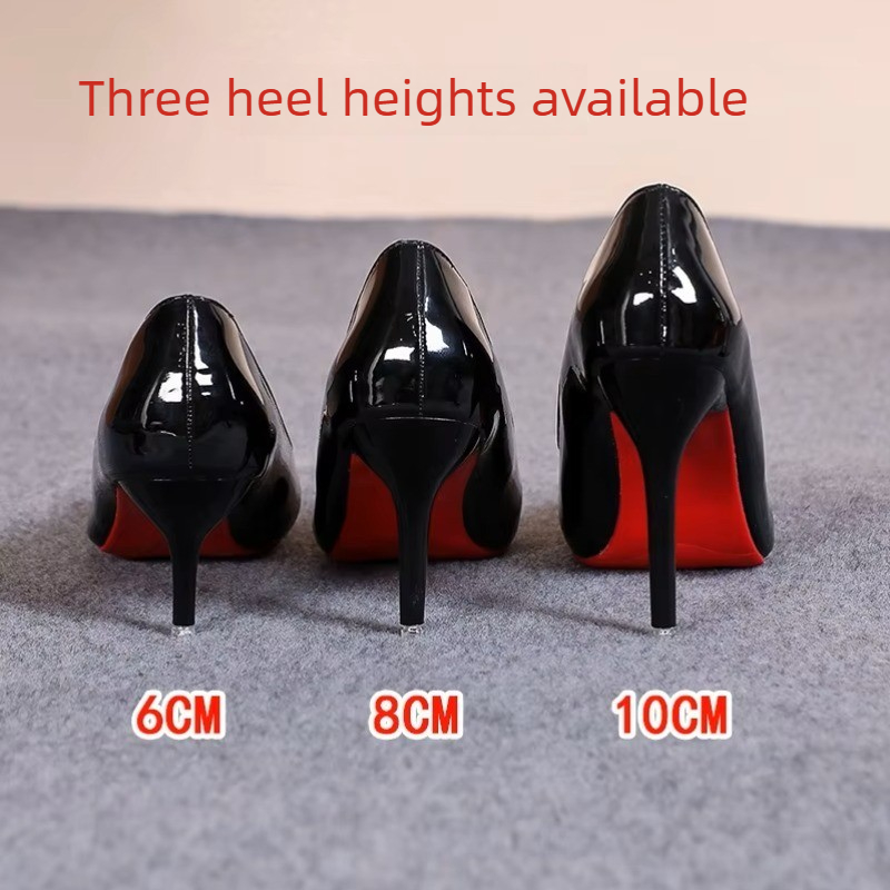Patent Leather Pump - Sexy Pointed Toe Patent Leather High