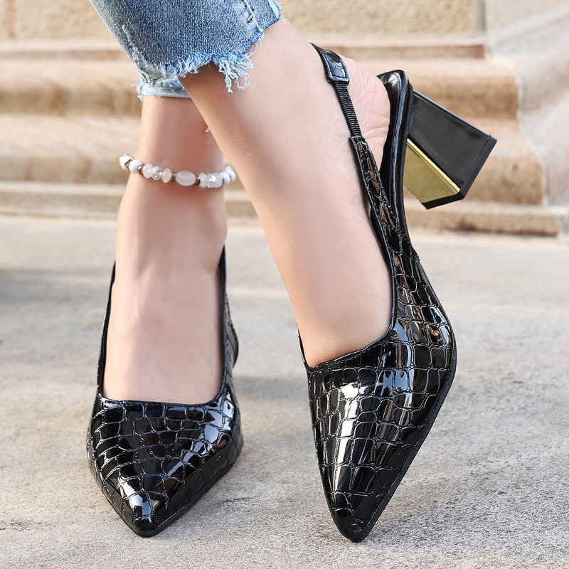 Summer High Heels Sandals Wome - Women Shoes Black 评论和价格