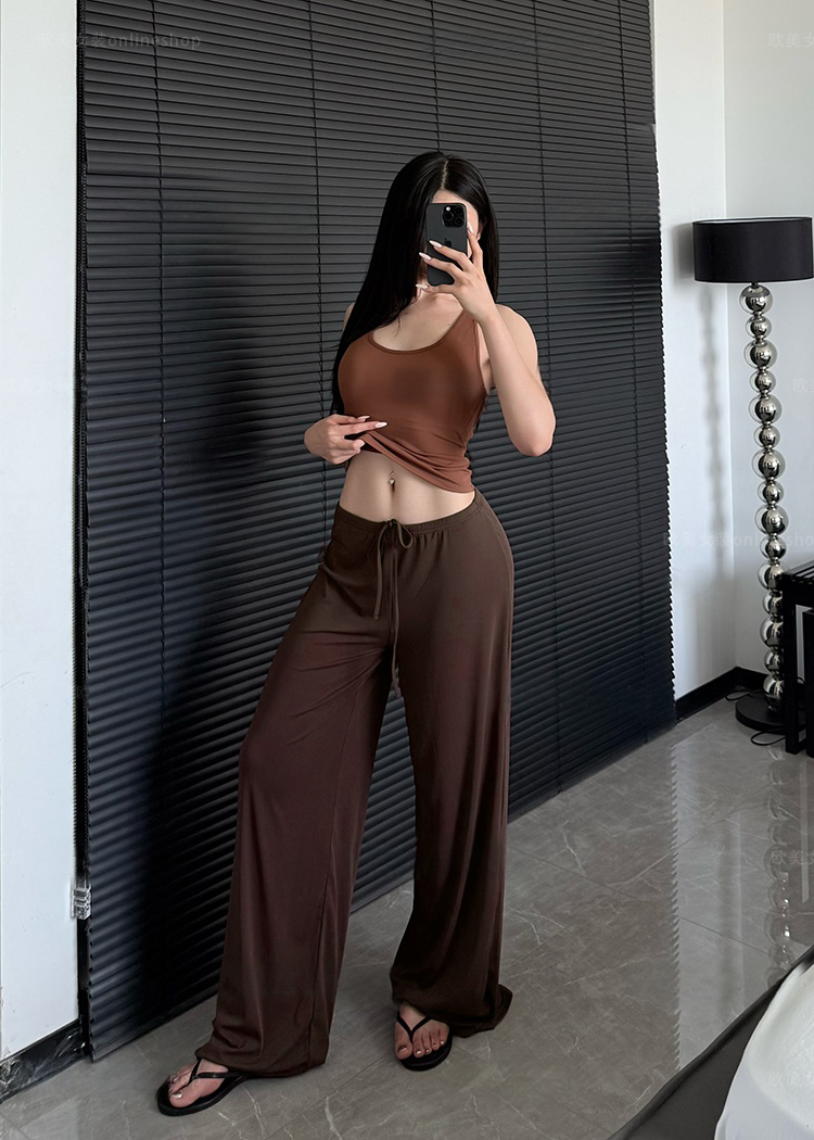 Ctenkevet-High Waist Wide-Leg  - Women Shoes Joggers 评论和价格