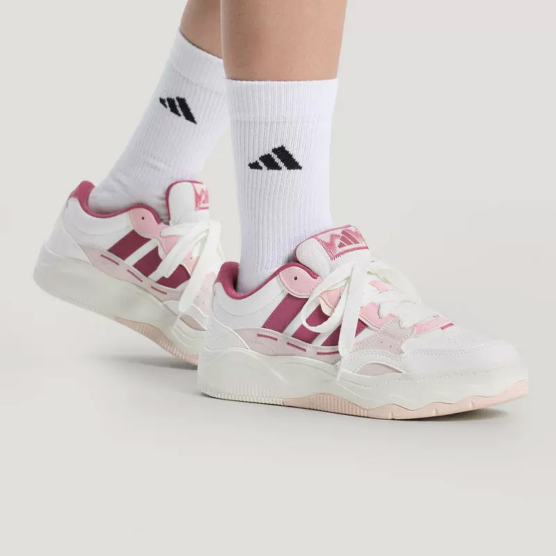 Adidas  Women White Pink Wave  - Women'S Shoes Pink Adidas 评论和价格