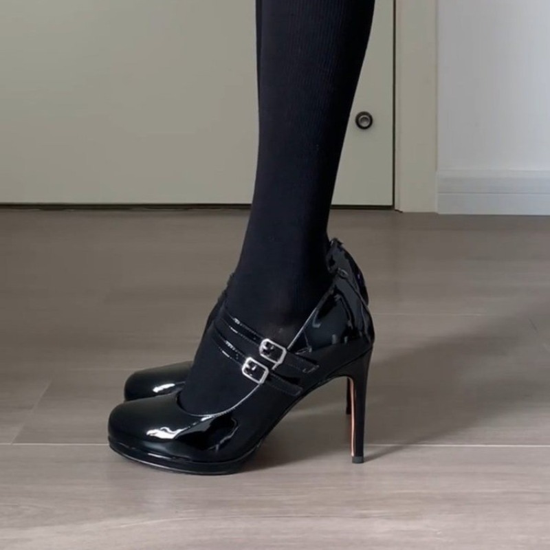 2025 Brand New Vintage y2k Bla - Patent Leather Pump 评论和价格