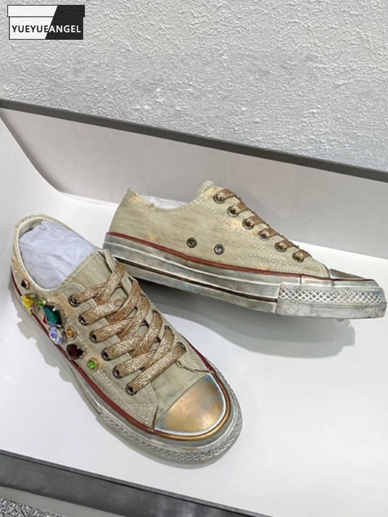 Vintage Women Low Cut Lace Up  - Women Shoes Joggers 评论和价格