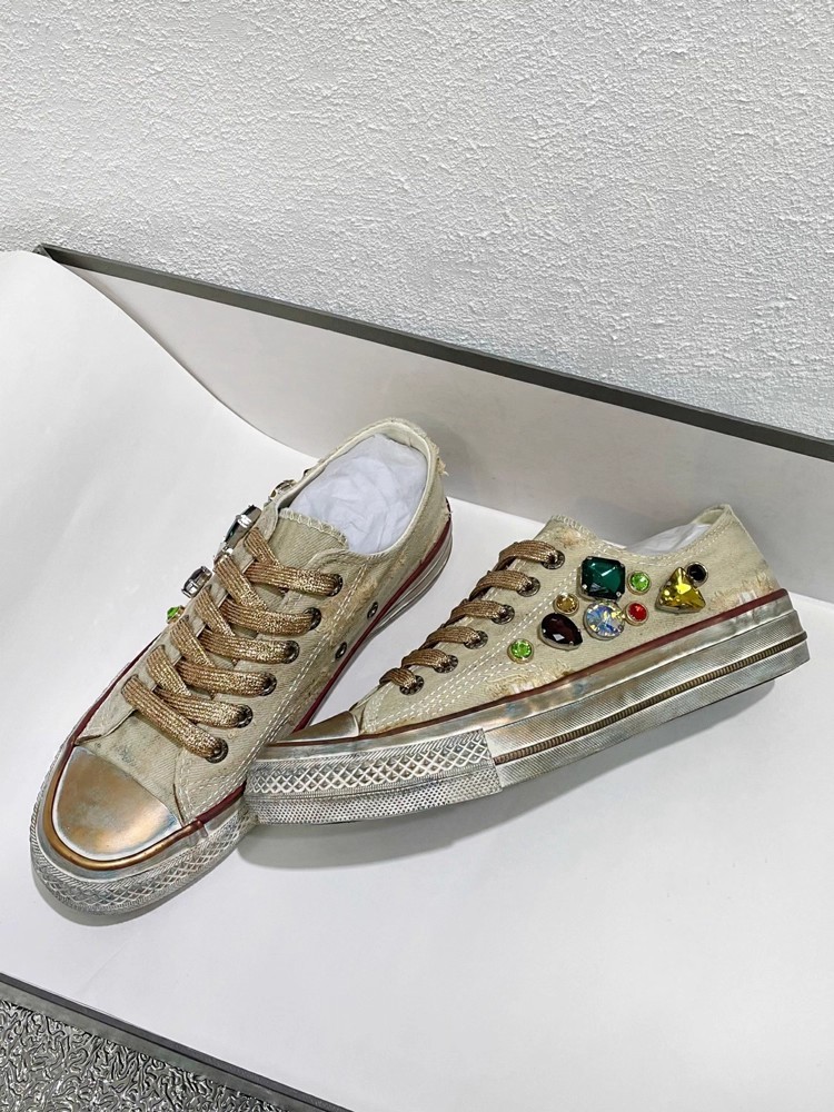 Vintage Women Low Cut Lace Up  - Women Shoes Joggers 评论和价格