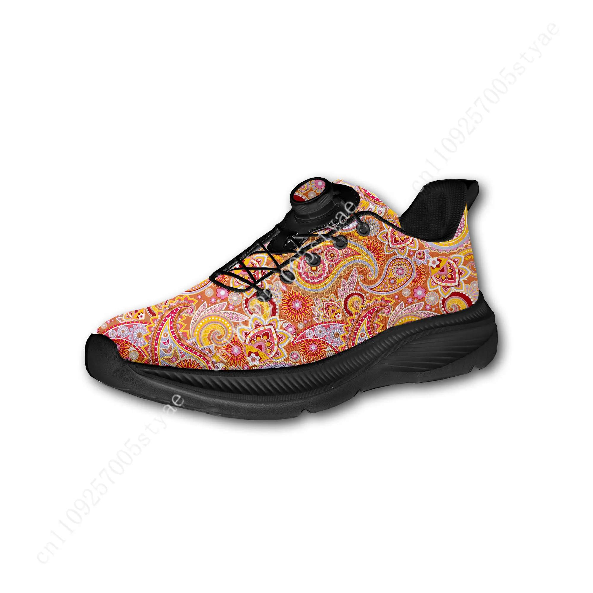 Bohemian Mandala Floral Print  - Women Shoes For Walking 评论和价格