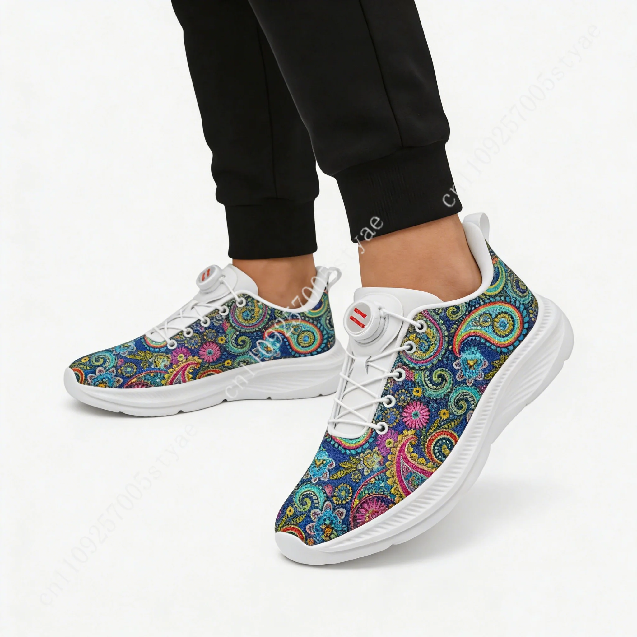 Bohemian Mandala Floral Print  - Women Shoes For Walking 评论和价格