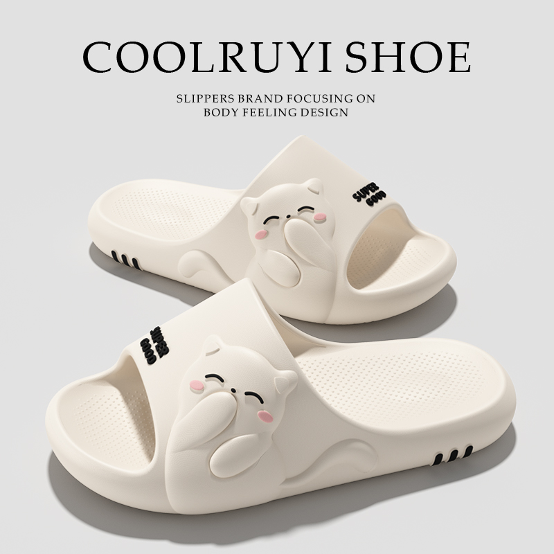 Couple Cartoon Cat Soft Sole S - Mule Slip On 评论和价格