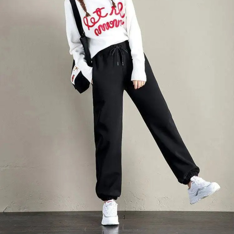 Women High Waist Fleece Lined  - Women Shoes Joggers 评论和价格