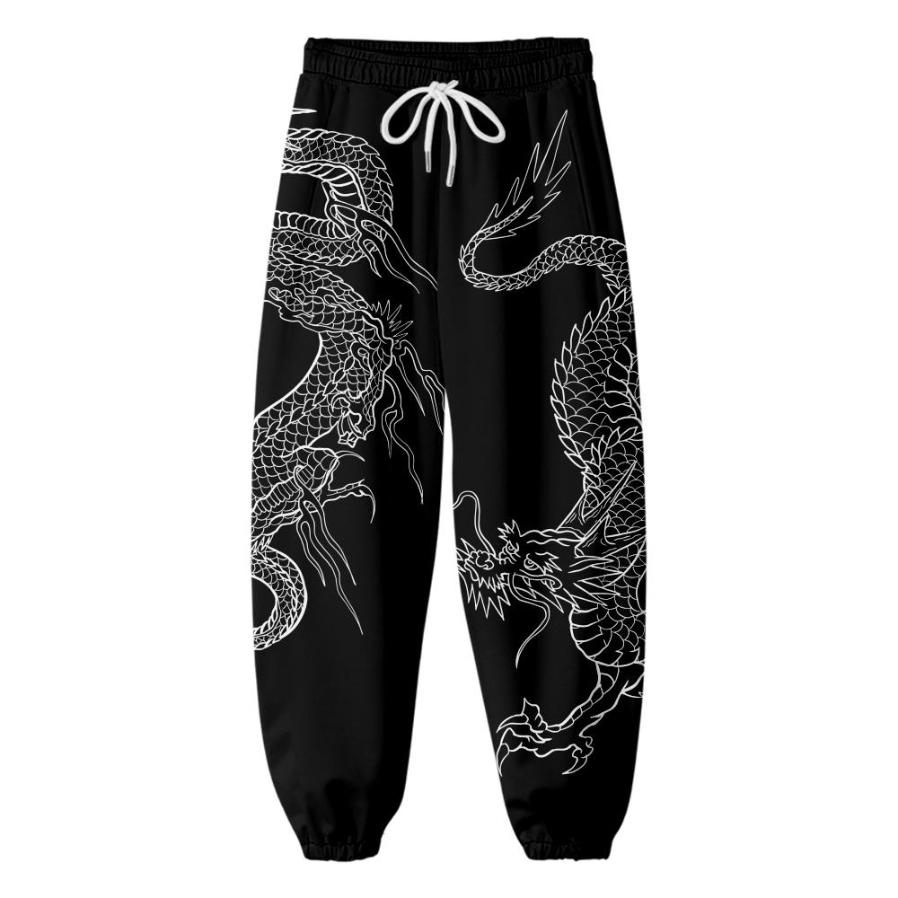 Anime Dragon 3D Sweatpants Fas - Women Shoes Joggers 评论和价格