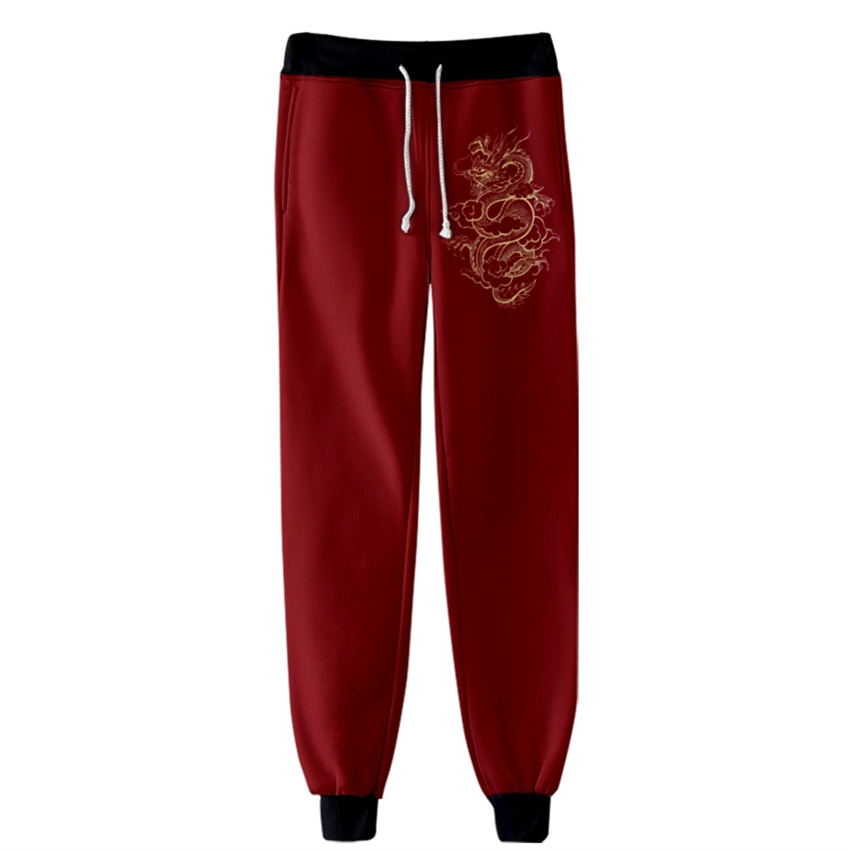 Anime Dragon 3D Sweatpants Fas - Women Shoes Joggers 评论和价格