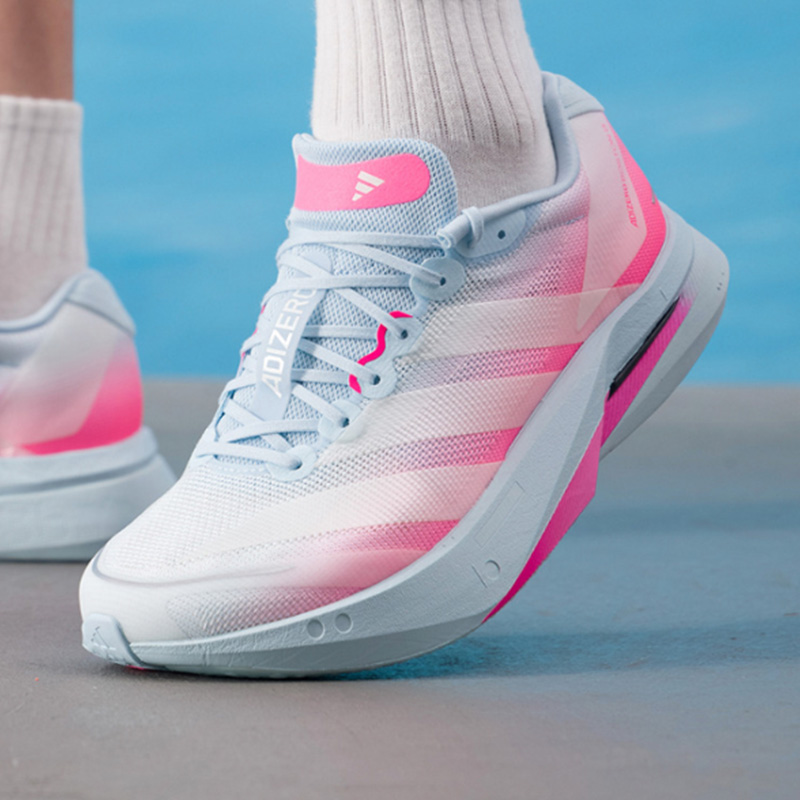 New Adidas Pink White Blue Run - Women'S Shoes Pink Adidas 评论和价格