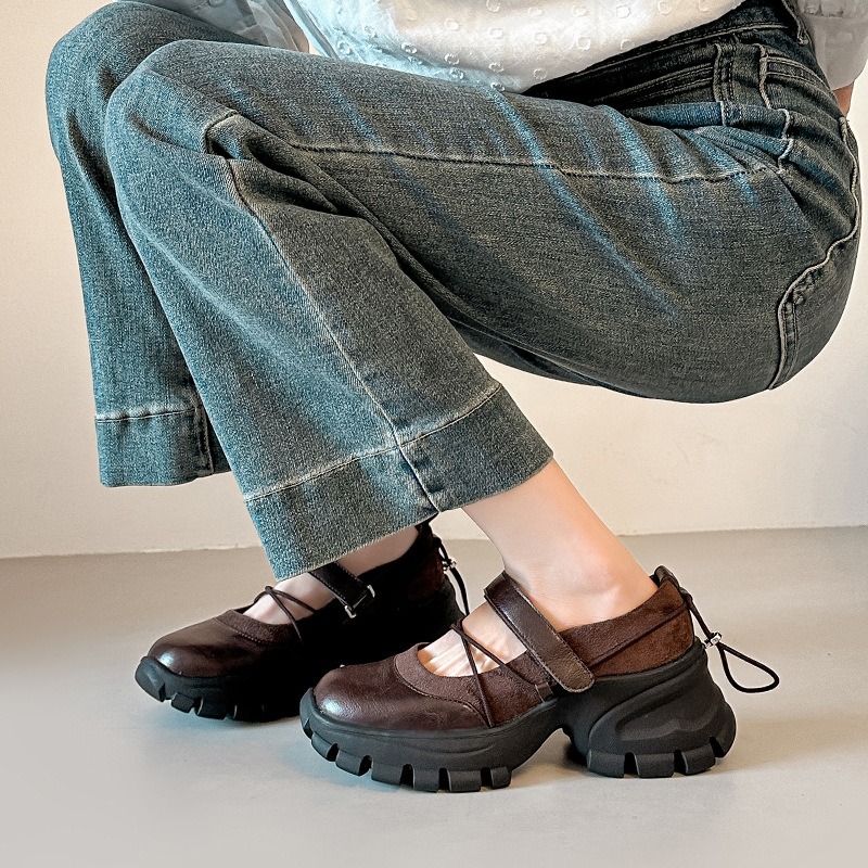 New Retro Ballet Mary Jane Sho - Women Shoes Sandals 评论和价格