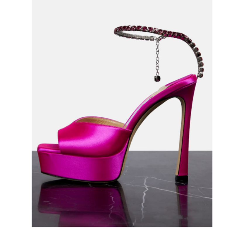 Colorful Chain Water Diamond S - Women Shoes For Walking 评论和价格