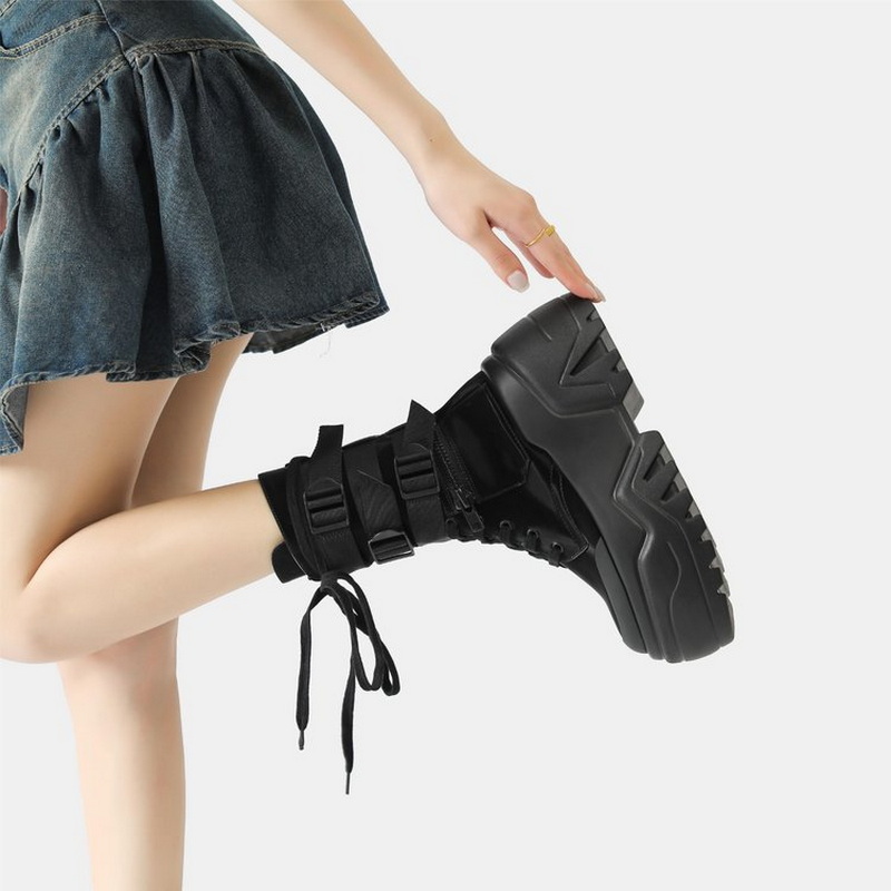 Hot Fashion Women Chunky Platf - Women Shoes Size Chart 评论和价格