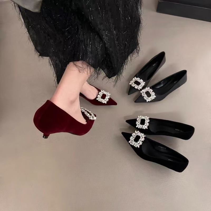 Black Kitten and Women's Shoes - Women Shoes Black 评论和价格