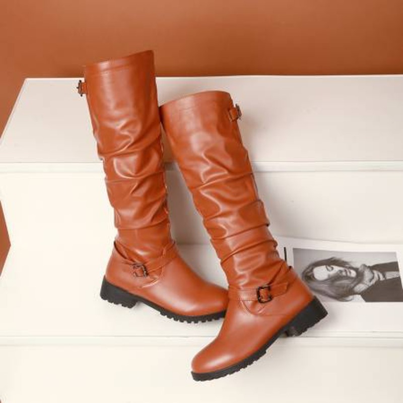 2025 Female Zip Leather Knee H - Women'S Shoes Yellow 评论和价格