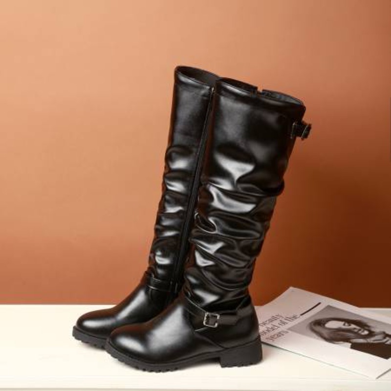 2025 Female Zip Leather Knee H - Women'S Shoes Yellow 评论和价格