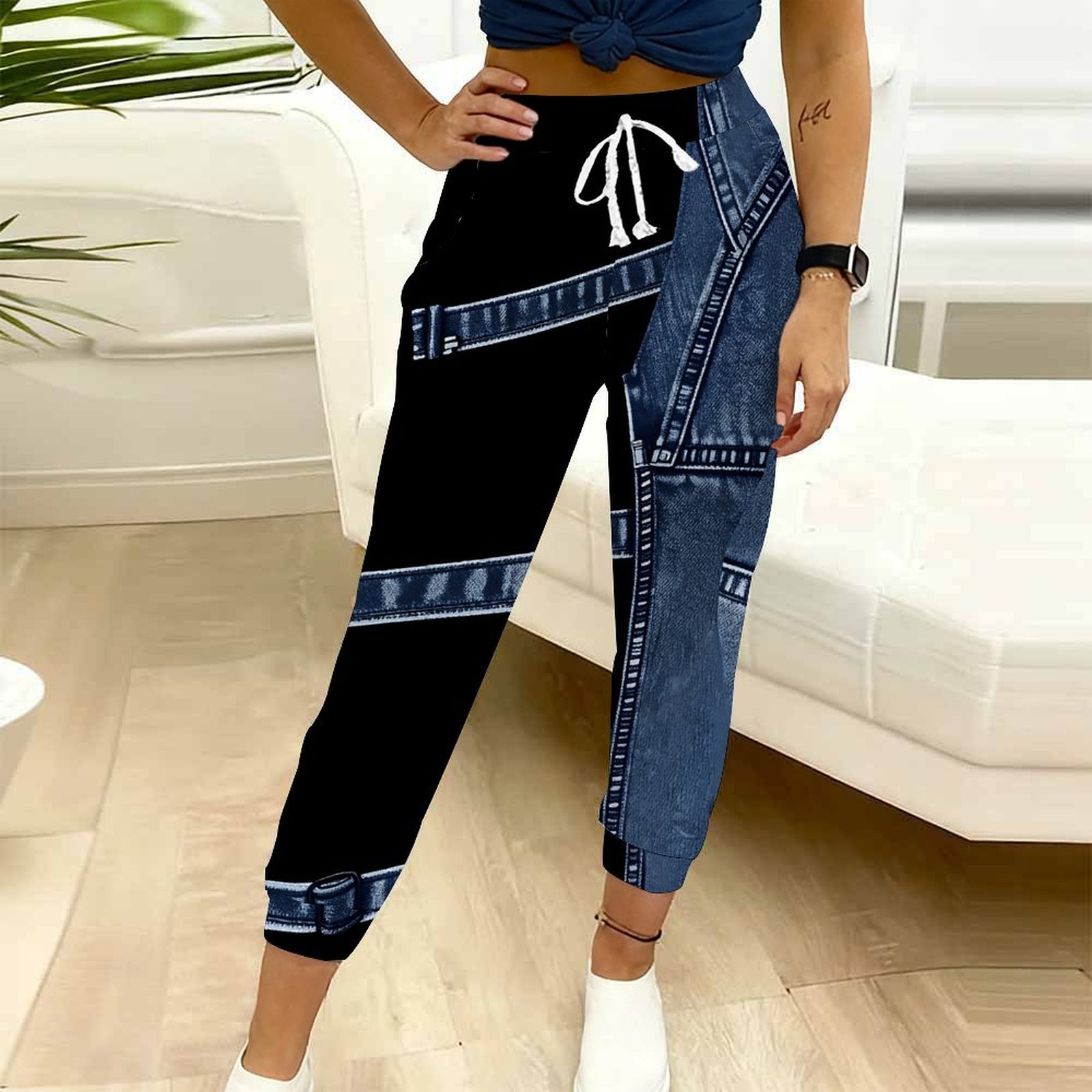 Women Block Joggers Drawstring - Women Shoes Joggers 评论和价格