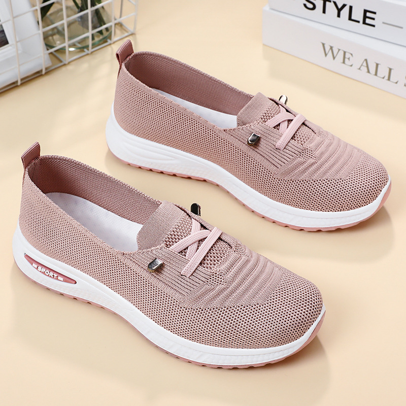 Women's Breathable Knitted Mes - Women Shoes Qc 评论和价格