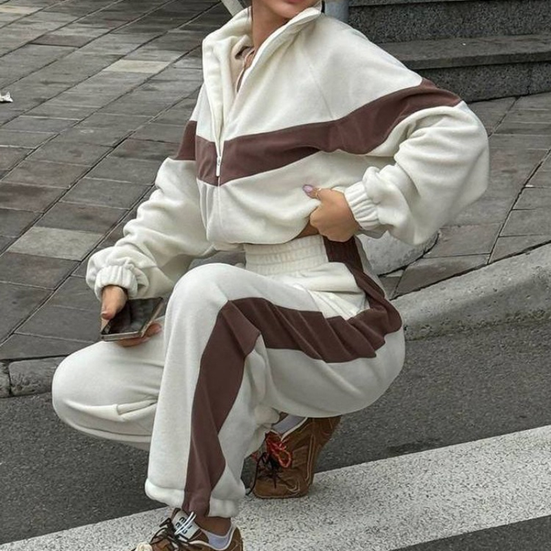 Two Piece Sets Pant Set Tracks - Women Shoes Joggers 评论和价格