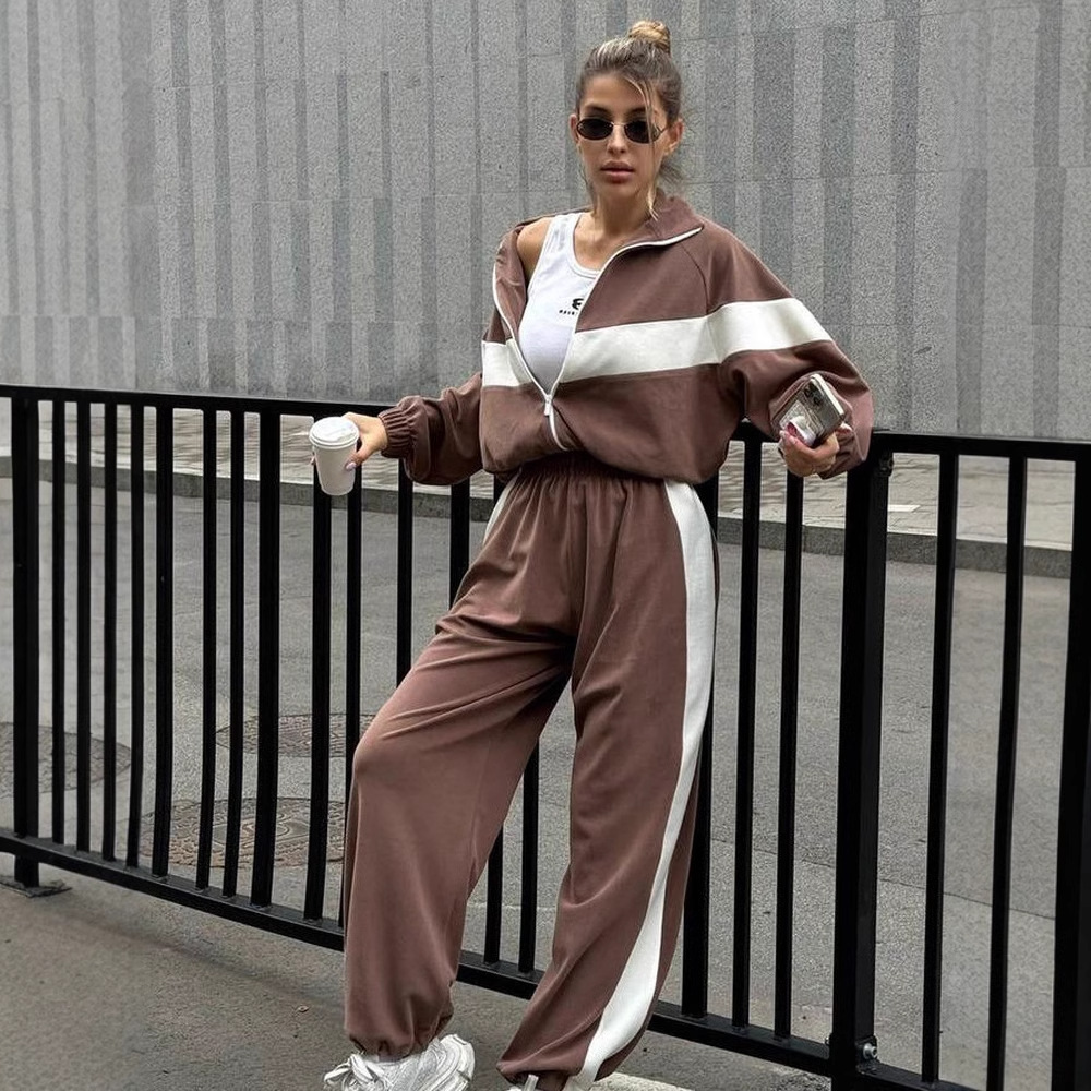 Two Piece Sets Pant Set Tracks - Women Shoes Joggers 评论和价格