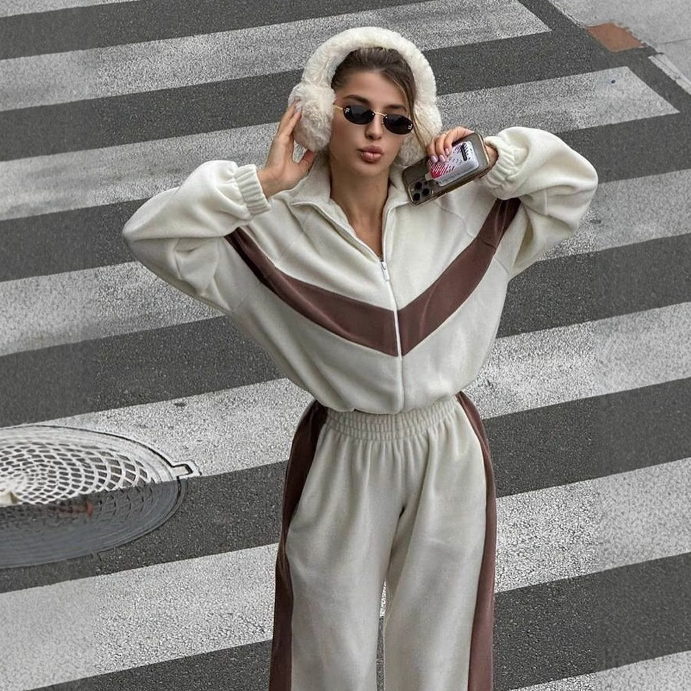 Two Piece Sets Pant Set Tracks - Women Shoes Joggers 评论和价格