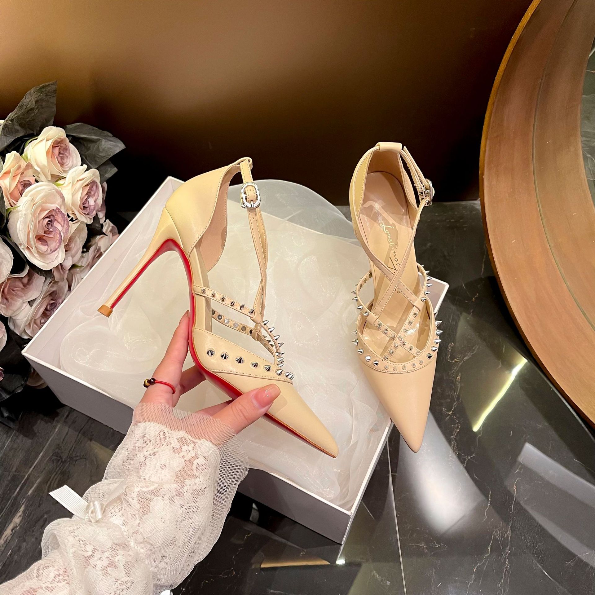 Retro Woman Shoes Sandals Stil - Women Shoes Black 评论和价格