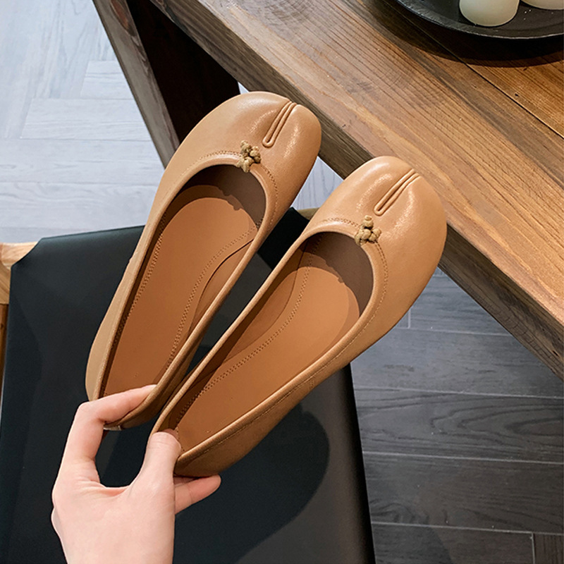 Women's Vintage Split Toe Mary - Women Shoes For Walking 评论和价格