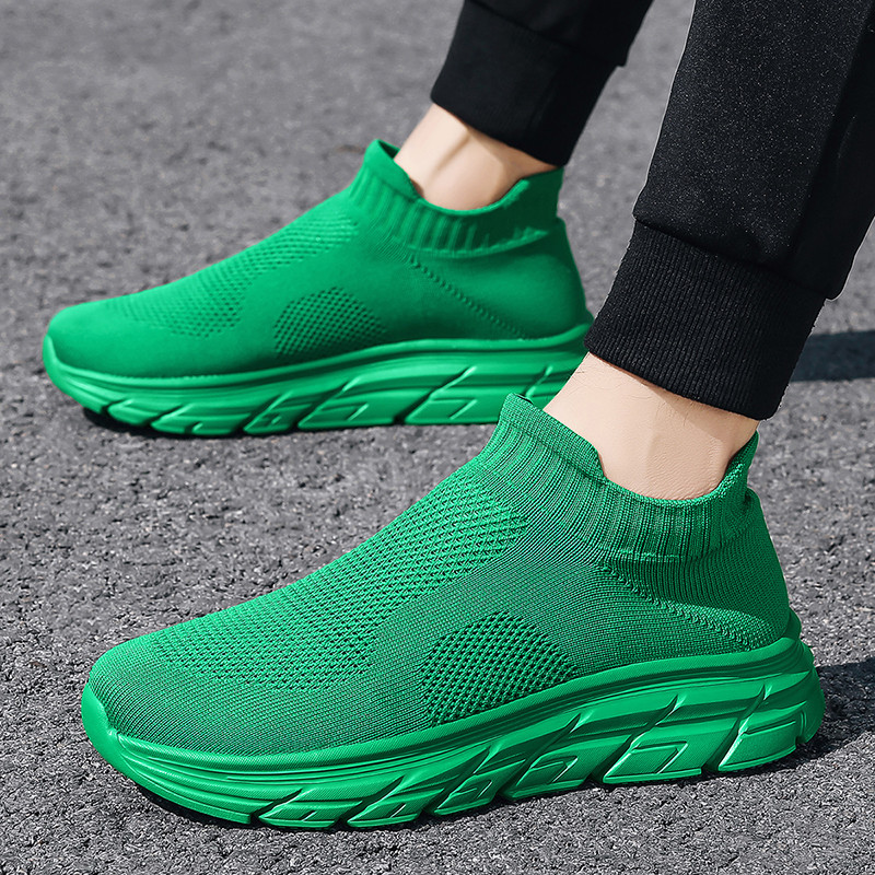 Fashion Green Men Sock Sneaker - Women Shoes Qc 评论和价格