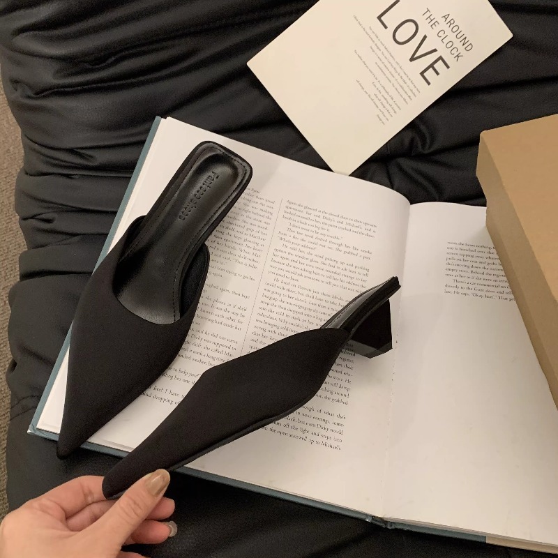 New Luxury Pointed Toe Women M - Mule Slip On 评论和价格