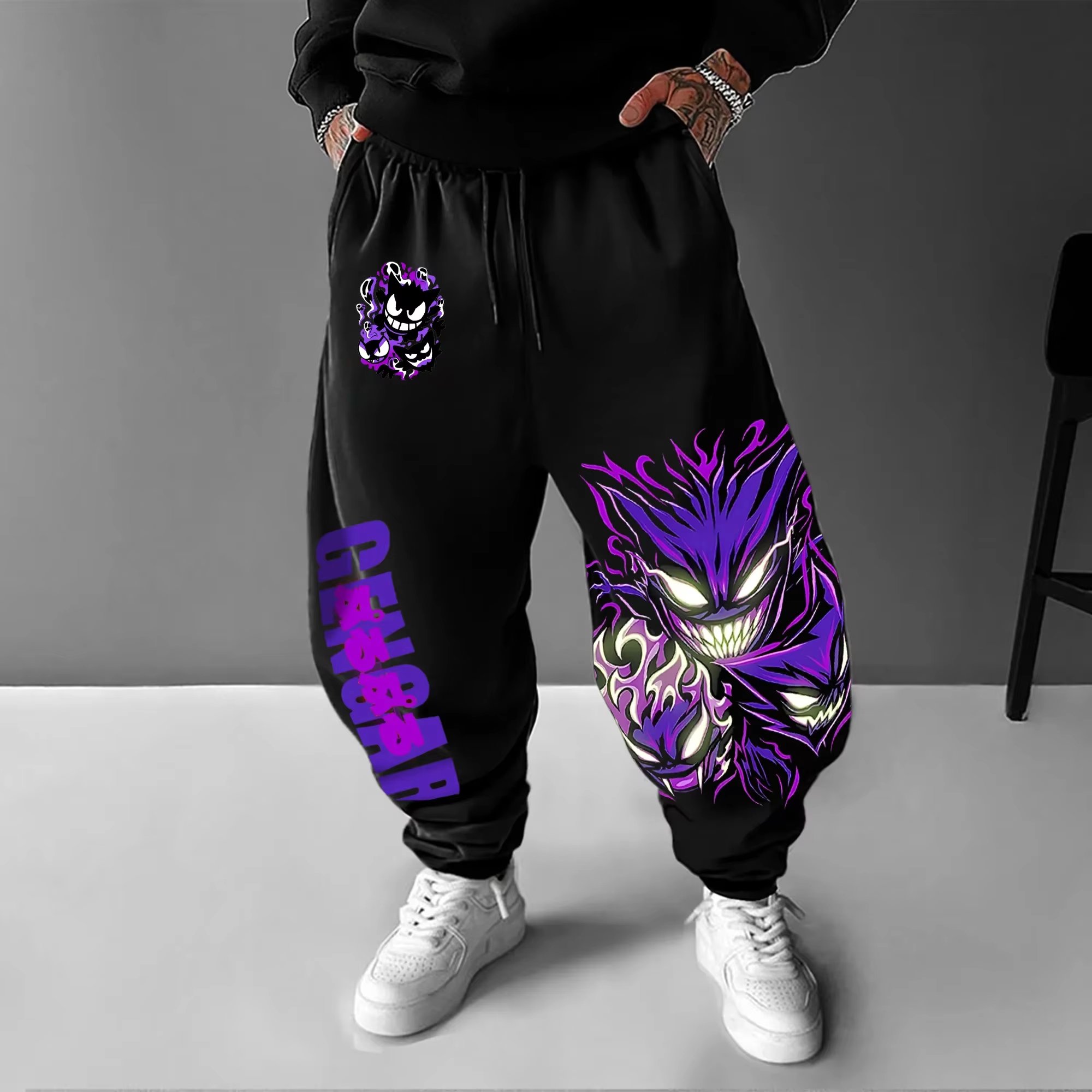 Y2K 2026 Pokemon Gengar Cotton - Women Shoes Joggers 评论和价格