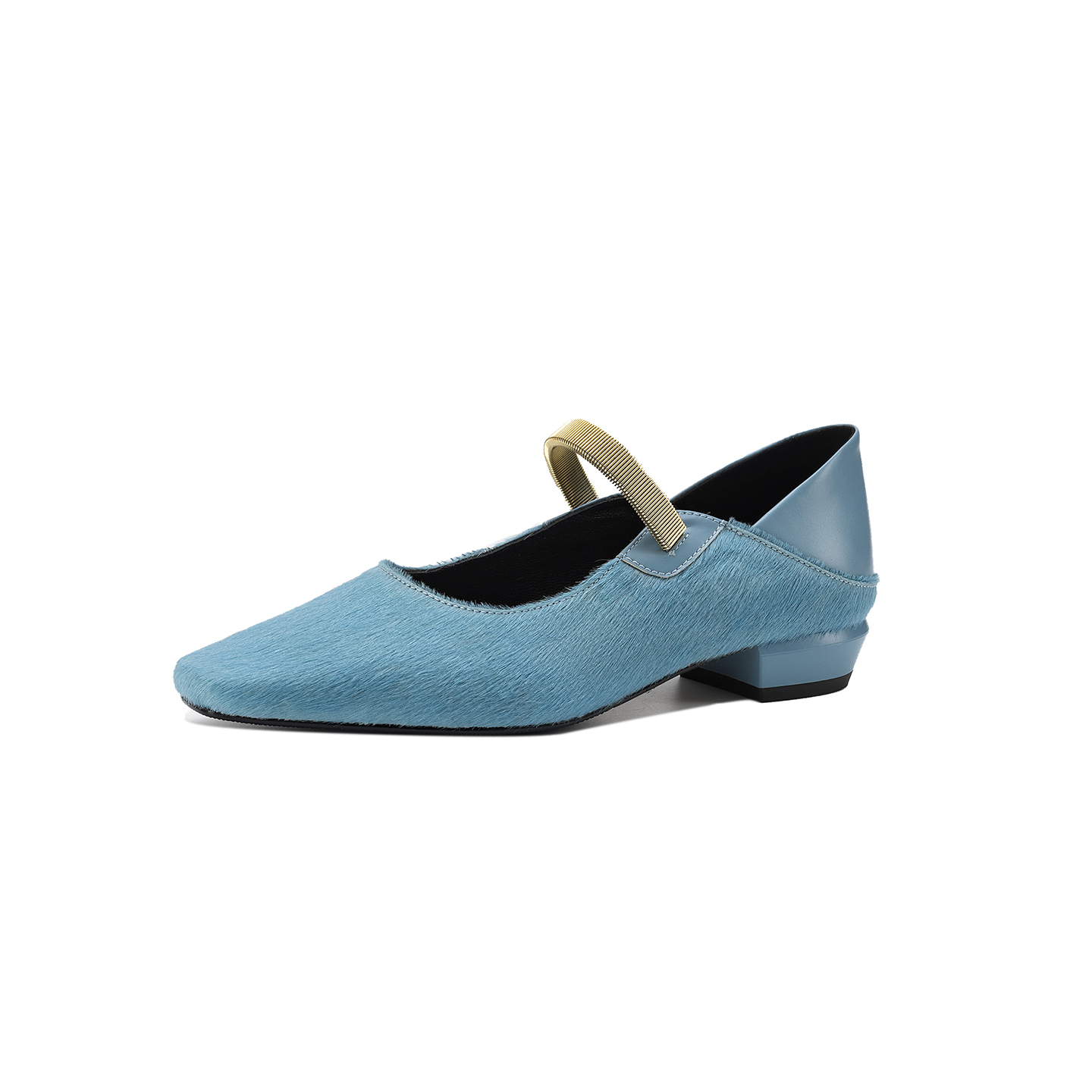 Genuine Leather Horsehair Squa - Women Shoes Sandals 评论和价格