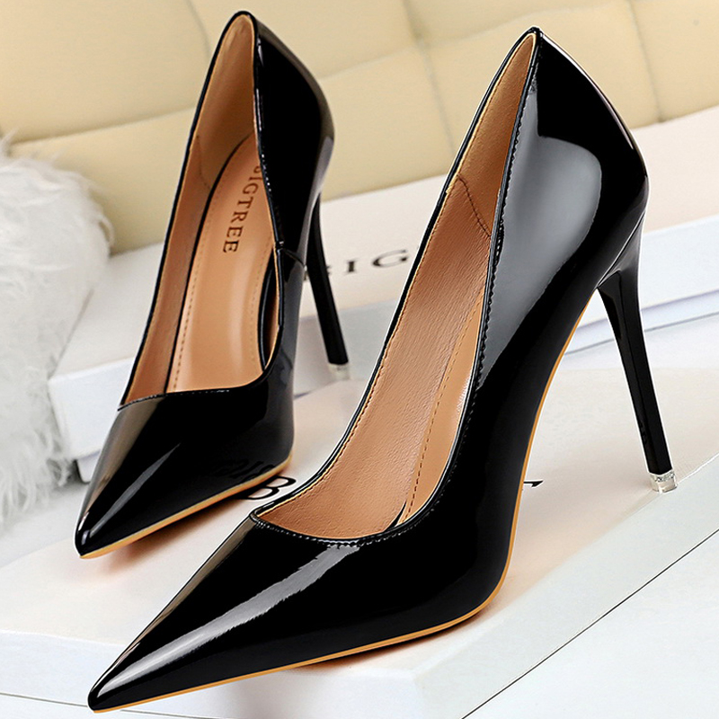 BIGTREE Shoes Patent Leather S - Patent Leather Pump 评论和价格
