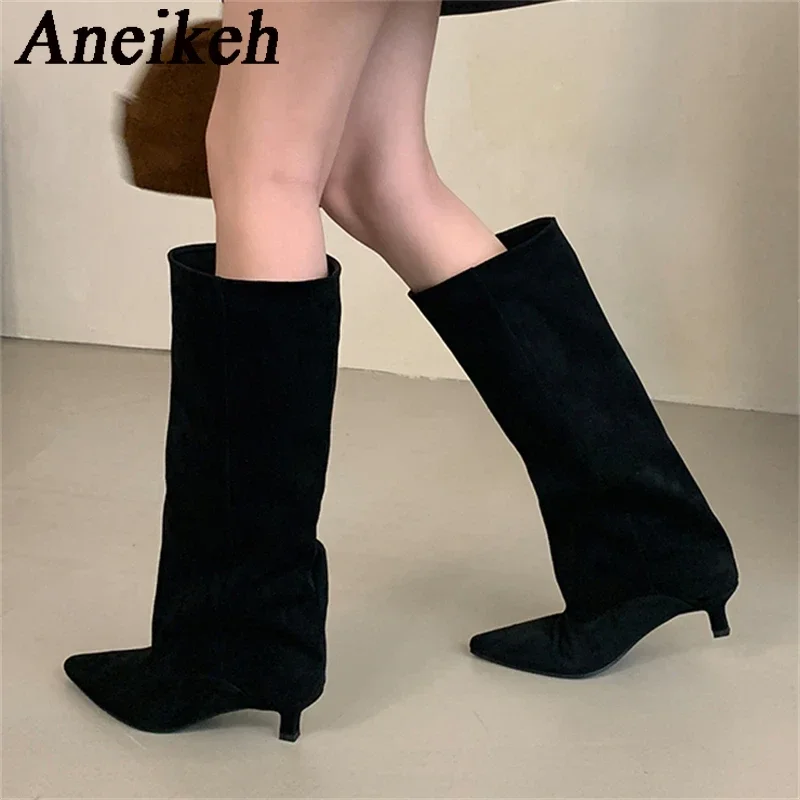 Aneikeh Autumn Winter Pointed  - Women'S Shoes Chelsea 评论和价格