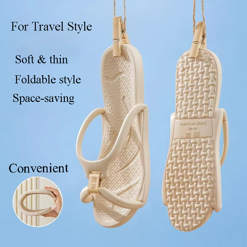 Foldable Travel Slippers Unise - Mule Slip On 评论和价格