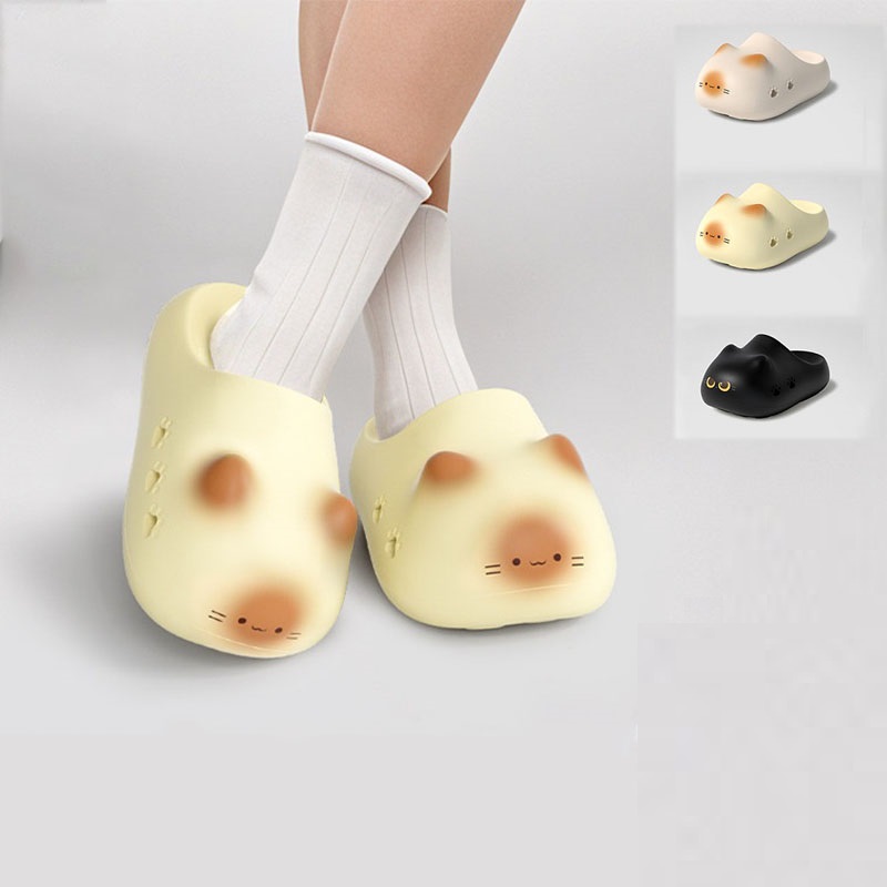 New creative black cat slipper - Mule Slip On 评论和价格