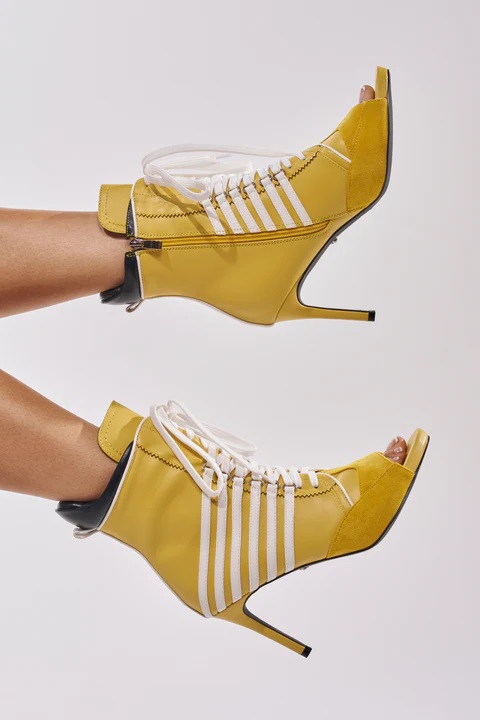 Women Yellow White Contrast La - Women'S Shoes Yellow 评论和价格
