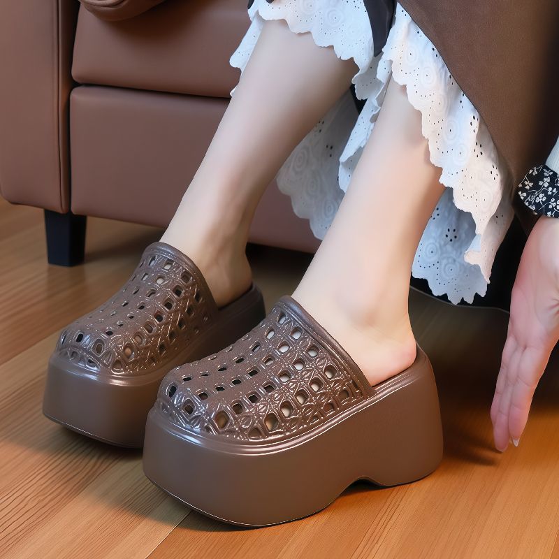 New Cut-Outs High Heels EVA Sa - Women Shoes Size Chart 评论和价格