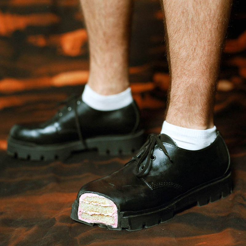 Cake Thick Bottom Derby Shoes  - Women Shoes Black 评论和价格