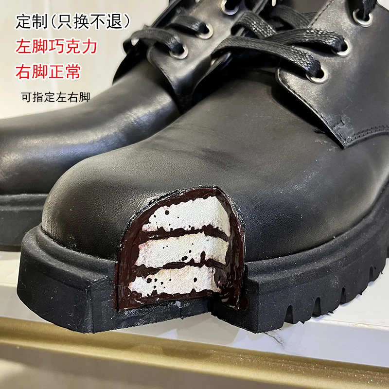 Cake Thick Bottom Derby Shoes  - Women Shoes Black 评论和价格